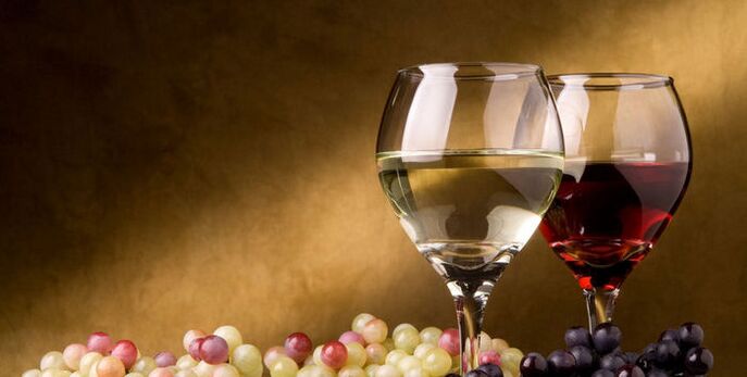 White wine and red wine lose weight at the same time